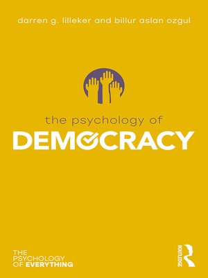 cover image of The Psychology of Democracy